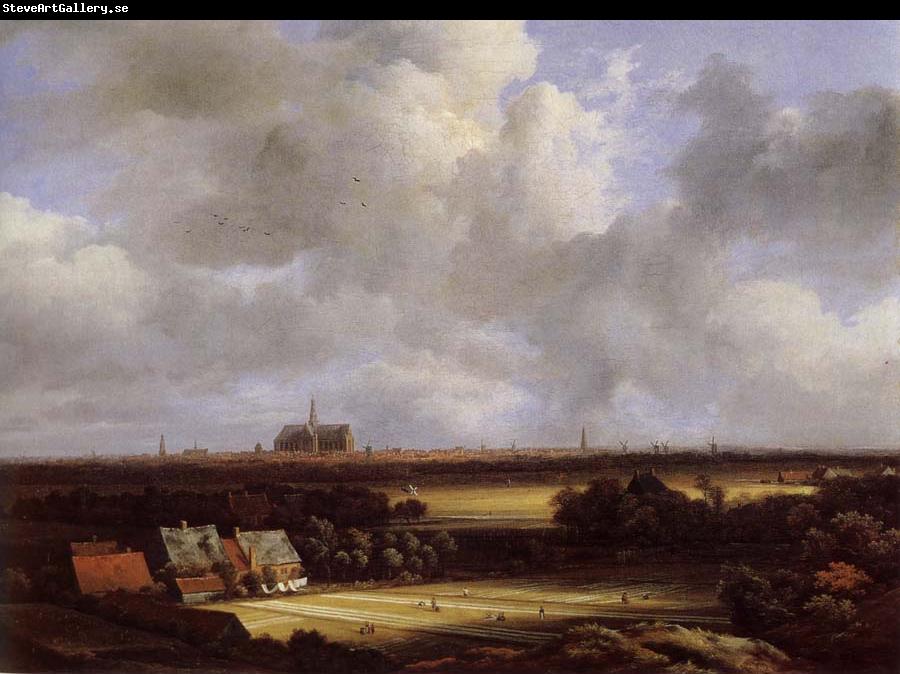 Jacob van Ruisdael View of Haarlem with Bleaching Grounds